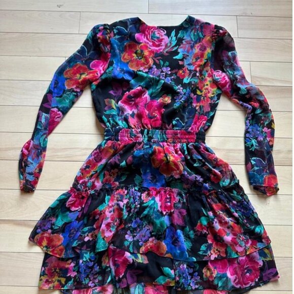 Romantic floral mini dress by Charles Henry - Picture 8 of 8